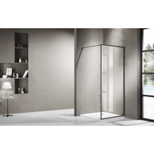 Single Panel With Black Framed and support bar-1200